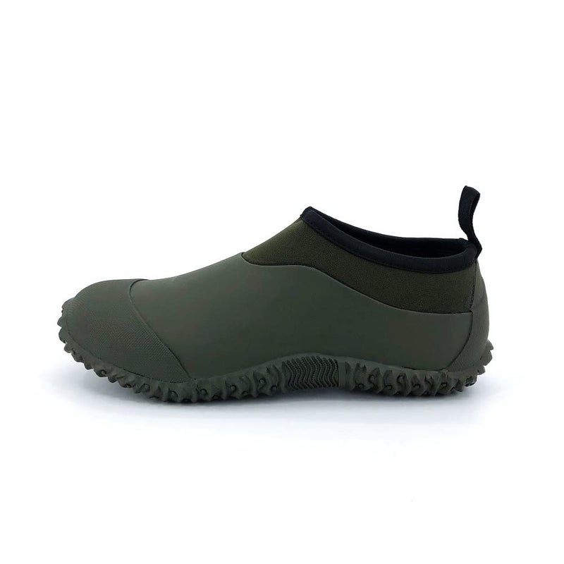 SYLPHID Men's Garden Shoes Women's Rain Shoe Waterproof Neoprene Camp Booties for Camping, Lawn Care, Gardening and Yard Work, Dark Green, Women Size 11, Men Size 9.5 - Image 1